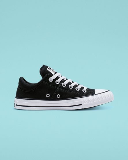 Women's Converse Chuck Taylor All Star Madison Low Top Shoes Black / White / Black | AU 0C469B